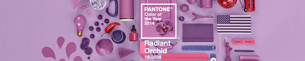 PANTONE COLOR OF THE YEAR 2014 - Radiant Orchid 18-3224