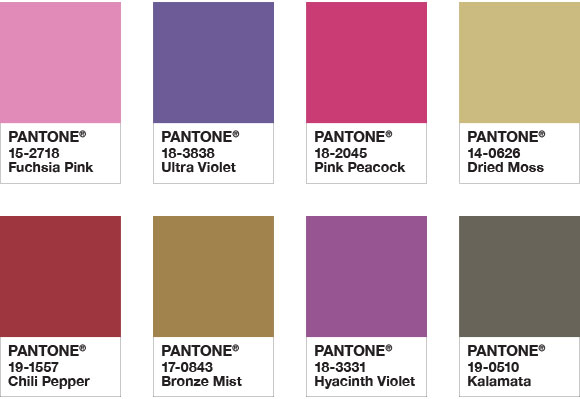 Pantone Color of the Year 2018 - Color Palette Drama Queen