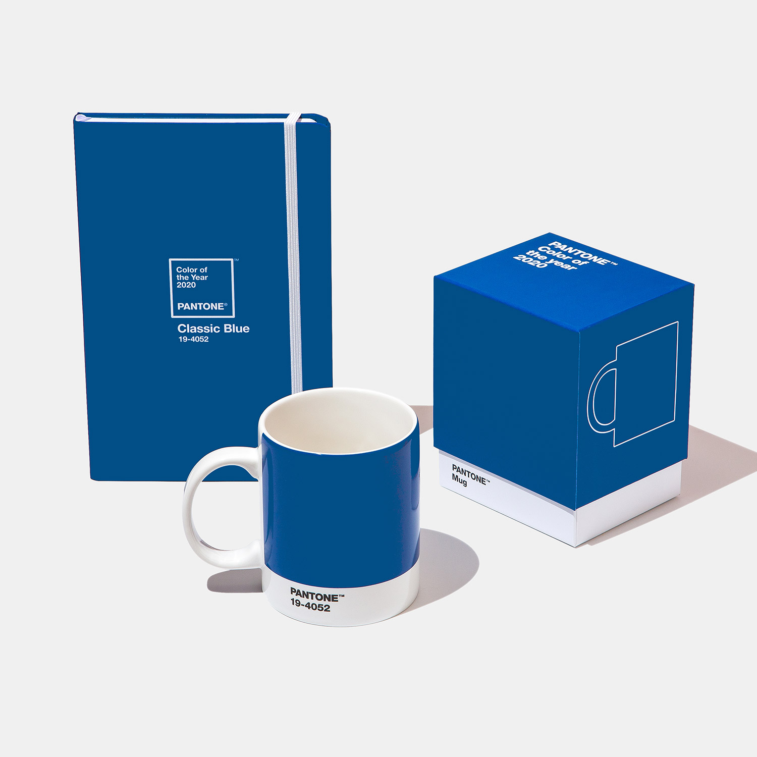 Pantone Limited Edition Set, Pantone Color of the Year 2020 Classic Blue Mug & Journal PANTONE 19-4052 Classic Blue - View 1