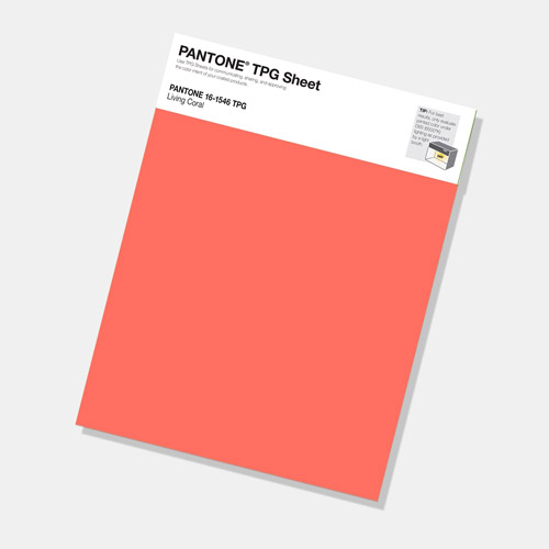 Pantone Color of the Year 2019 TPG Sheets